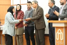 گزارش تصویری مراسم اختتامیه اولین  المپیاد ورزشی دانشجویان و تجلیل از مقام آوران ورزشی دانشگاه